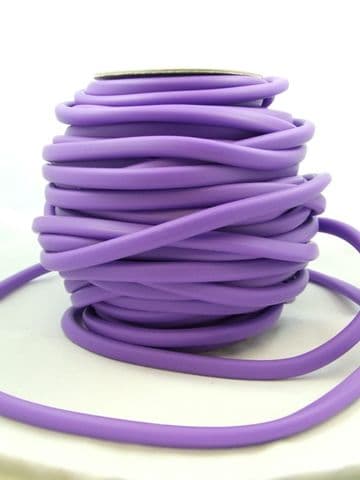 Funky Rubber 10x7mm Purple (metre)