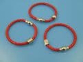 Stainless Steel Wavy Charms (pack of 3)