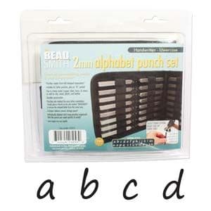 Letter Punch 2mm Handwritten Lower Case