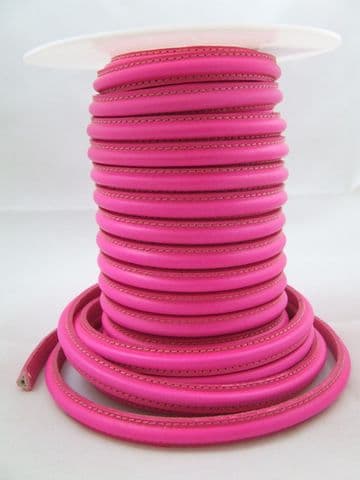 Omega Leather Hot Pink (10x5mm) per metre