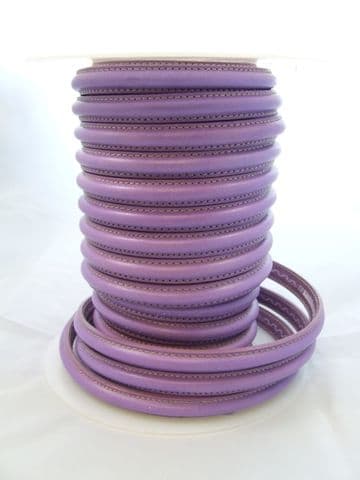 Omega Leather Lilac (10x5mm) per metre