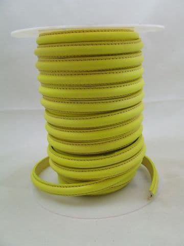 Omega Leather Neon Yellow (10x5mm) per metre