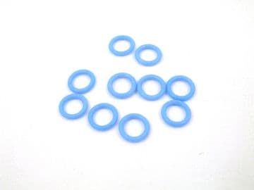 PVC Rings pack of 10 - Blue