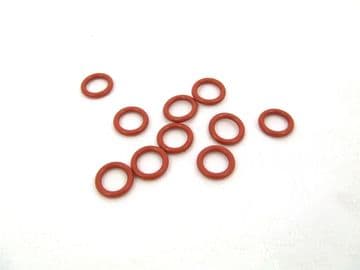 PVC Rings pack of 10 - Chestnut