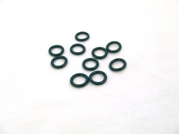 PVC Rings pack of 10 - Dark Green