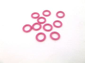 PVC Rings pack of 10 - Pink
