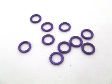 PVC Rings pack of 10 - Purple