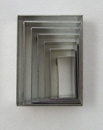 Rectangle Cutters set of 7