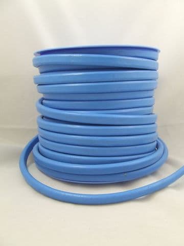 Sky Blue Funky Leather (10x6mm) per metre
