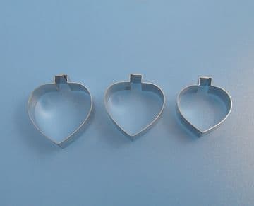 Spade Shaped Cutters set of 3