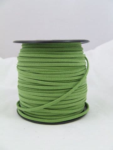 Spring Green Suede Thonging