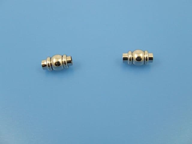 Stainless Steel 5mm Fancy Tube & Barrel Clasp (pack of 2)