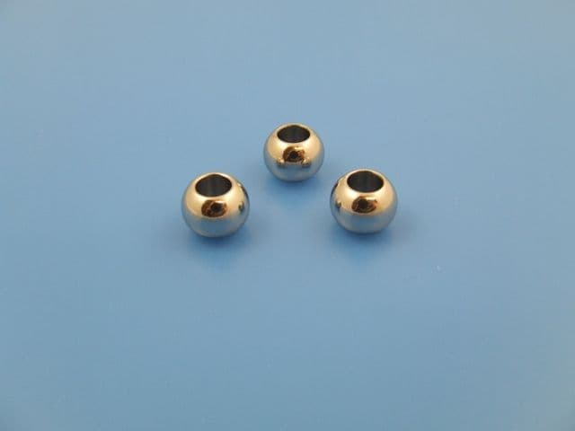 Stainless Steel Ball Charms (pack of 3)