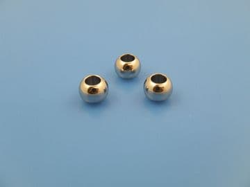 Stainless Steel Ball Charms (pack of 3)