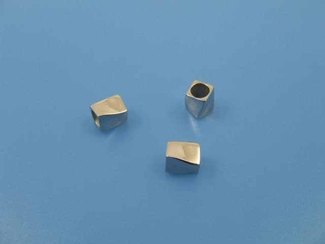 Stainless Steel Wavy Charms (pack of 3)