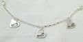 Sterling Silver Charm Bracelet 7 inch
