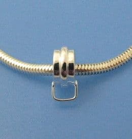 Sterling Silver Charm Carrier Small