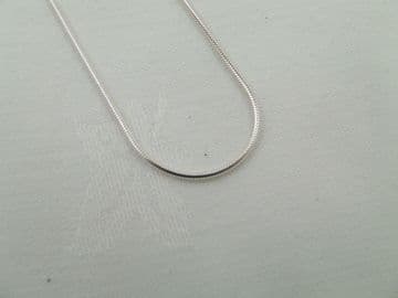 Sterling Silver Fine Snake Chain 18"