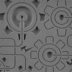 Texture Mat - Electrical Gears Embossed
