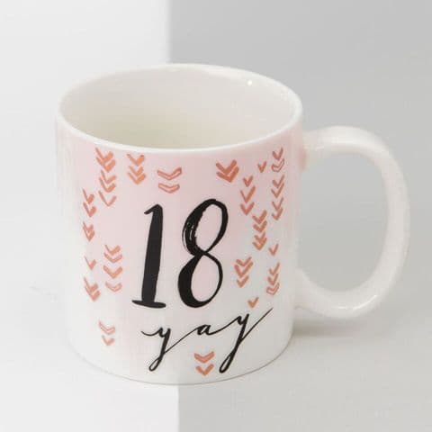 18th Birthday Hotch Potch Mug Gift - 18 Yay