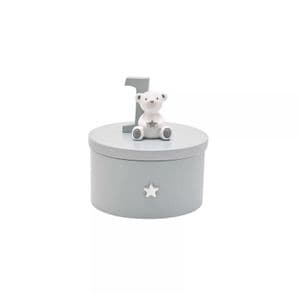 1st Birthday Trinket Box By Bambino - Blue