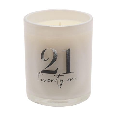 21st Birthday Champagne Scented Candle Gift 120g
