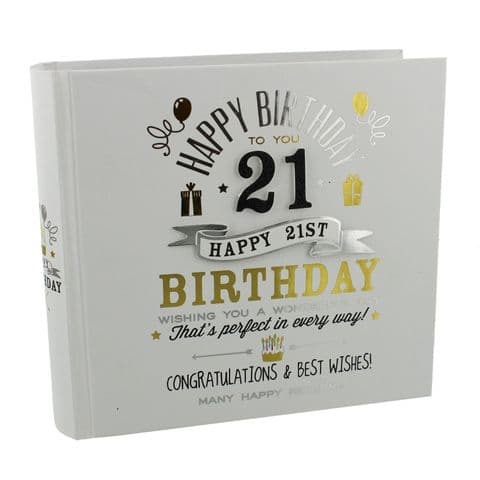 21st Birthday Photo Album Gift