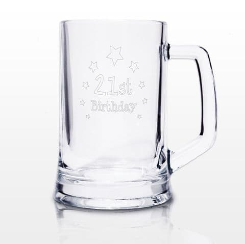 21st Birthday Stern Beer Tankard gift
