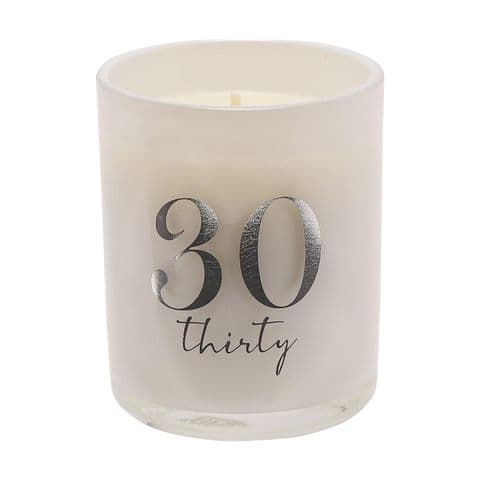 30th Birthday Champagne Scented Candle Gift 120g