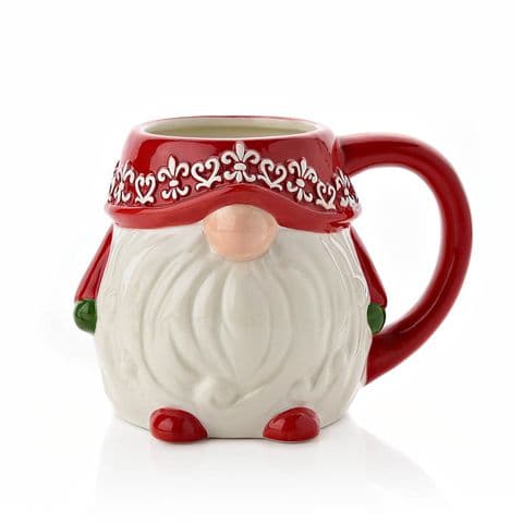 3D Nordic Christmas Santa Clause Gonk Mug Gift