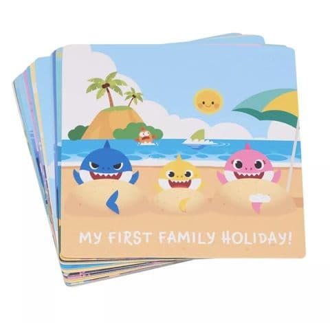 Baby Shark Set Of 16 Toddler Milestone Cards