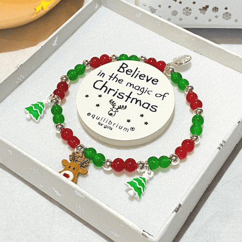 Believe in the Magic of Christmas Bracelet – Girls Christmas Jewellery Gift by Equilibrium