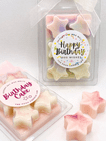 Birthday Cake Luxury Wax Melts Stars - Birthday cake fragrance - vegan friendly cruelty free made in the UK