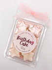 Birthday Cake Luxury Wax Melts Stars - Birthday cake fragrance - vegan friendly cruelty free made in the UK