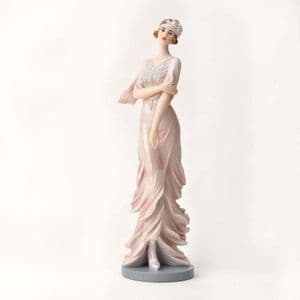 Blush Pink Broadway Belles 1920s Charleston Lady Figurine Ornament 60514 Violet