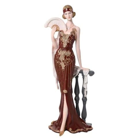 Broadway Belles Dark Berry Art Deco Charleston Lady 69567 Figurine Ornament Eleanor