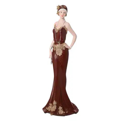 Broadway Belles Dark Berry Art Deco Charleston Lady 69568 Figurine Ornament Hattie