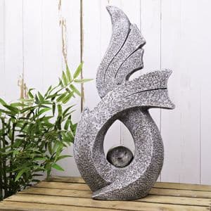 Calming Zen Concrete Effect Garden Sculpture