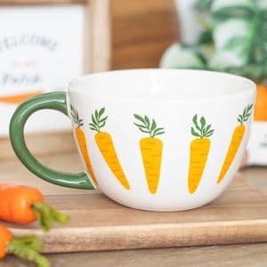 Carrot Design Oversized Teacup Mug Gift