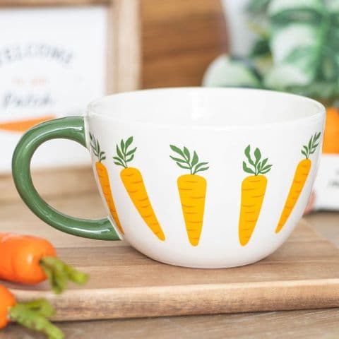 Carrot Design Oversized Teacup Mug Gift