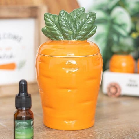 Carrot Shape Wax Melt Oil Burner Home Fragrance Gift