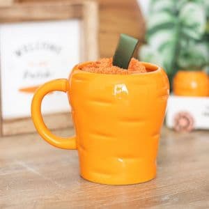 Carrot Shaped Mug & Cosy Socks Gift Set