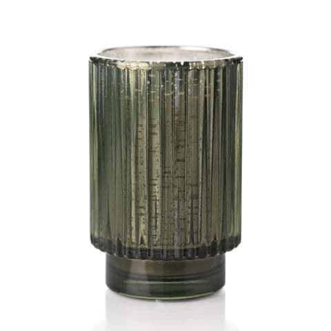 Cedarwood Trail Christmas Woodland Scented Candle in Green Glass Jar