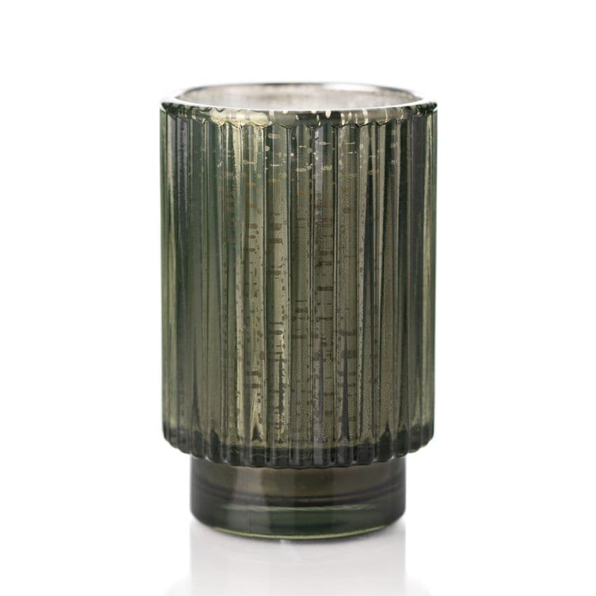 Cedarwood Trail Fragrant Christmas Woodland scented candle in green glass jar gift