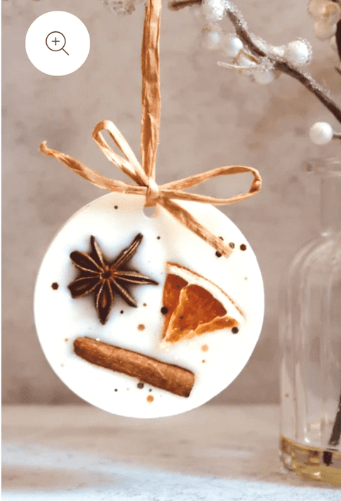 Christmas Scented Hanging Wax Melt Decoration Gift - Winter Spice