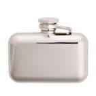 Classic Luxury Stainless Steel Compact Hip Flask by Harvey Makin