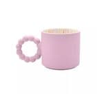 Confetti bright Pink 'Queen'  Mug Gift