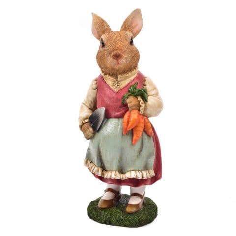 Country Cottage Mrs Rabbit Garden Ornament