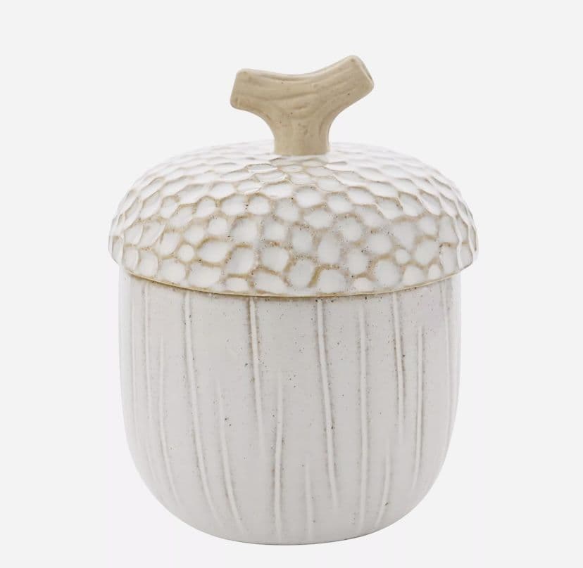 Country Living Acorn Storage Jar - Large 16cm - Autumn kitchen accessory