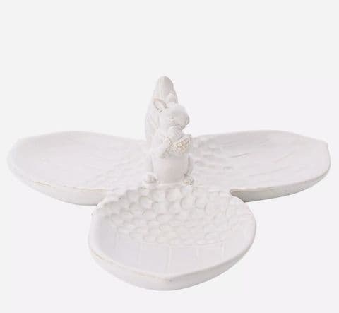 Country Living Squirrel & Acorns 3 Compartment Serving Tray